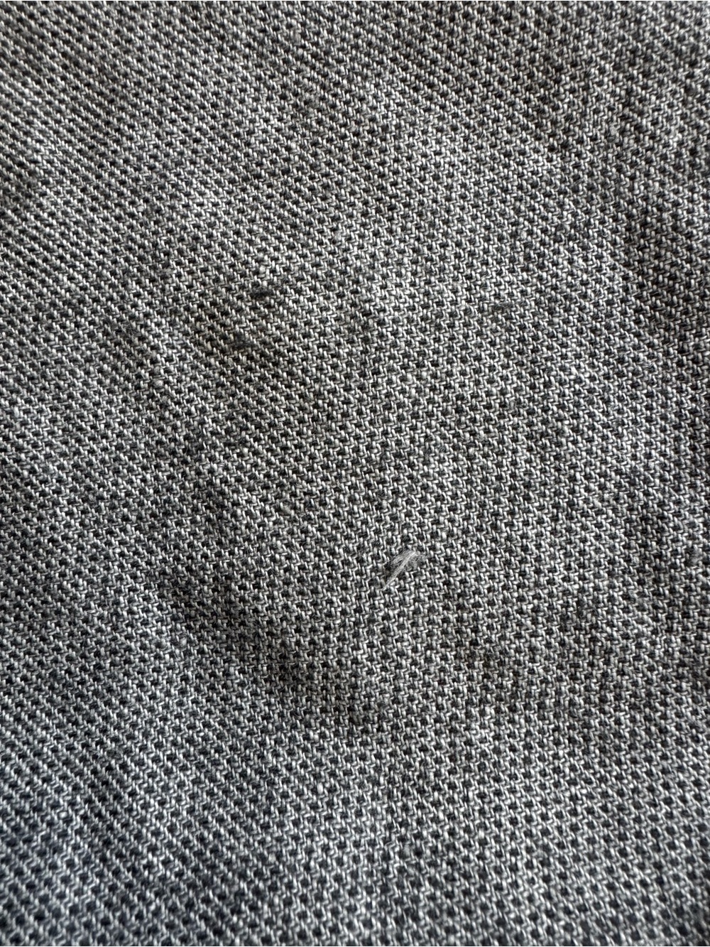 notPERFECTLINEN Gray Wide-Leg Linen Pants - Picture 5 of 7